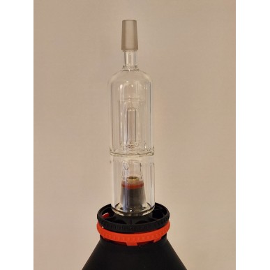 Percolation filter for the volcano vaporizer