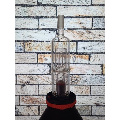 Percolation filter for the volcano vaporizer