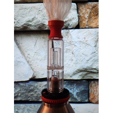 Percolation filter for the volcano vaporizer